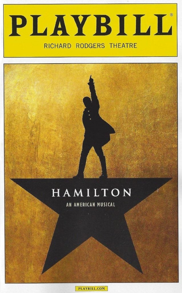 Hamilton Playbill