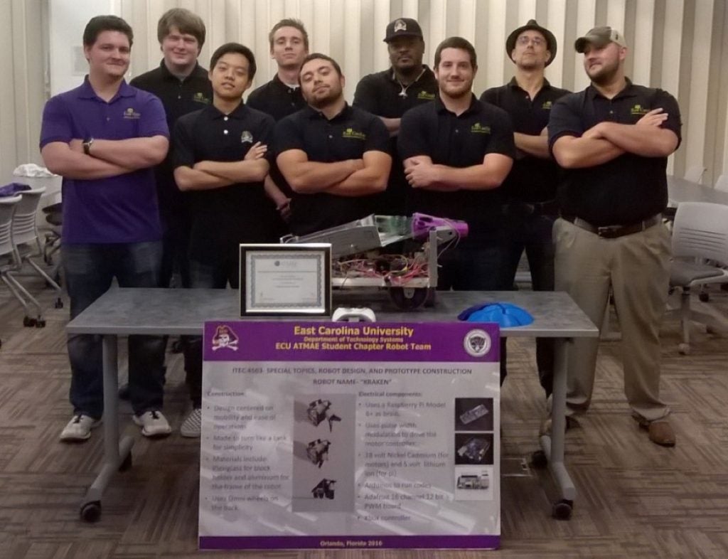 ECU team competes in national robotics competition News Services ECU