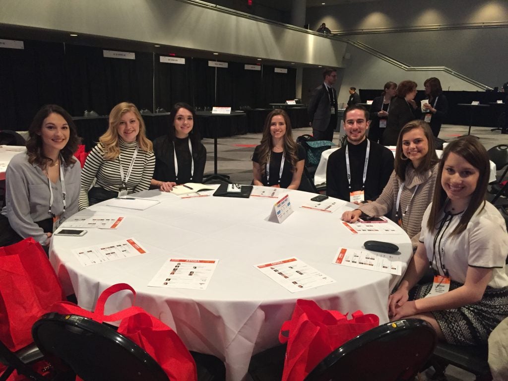 Students from ECU at the 2017 Retail’s BIG show. (contributed photo)