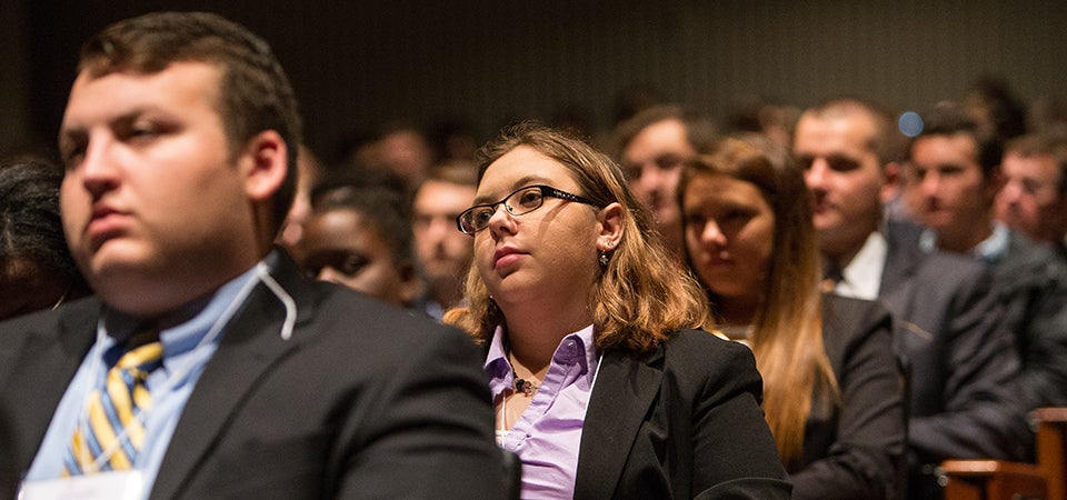 The Leadership Conference gave students the opportunity to learn from business leaders and ECU alumni. 