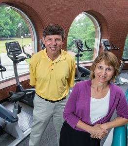 Tim Hardison and Suzanne Lazorick of ECU’s Brody School of Medicine and the award-winning MATCH Wellness program