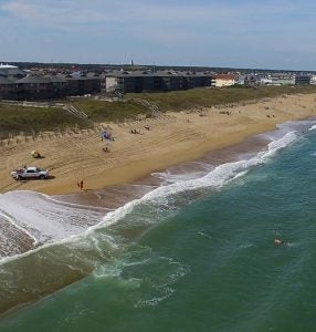 Rip currents are the cause of most lifeguard rescues, said Kill Devil Hills Ocean Rescue Supervisor David Elder. Lifeguards use flags to mark locations where dangerous currents have been identified.