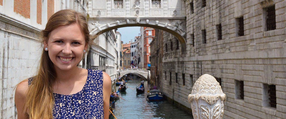 ECU student Kristen Edmonds snapped this photo at the Bridge of Sighs in Venice, Italy for ECU Education Abroad’s 2015 Study Abroad Photo Contest. (Contributed photo)