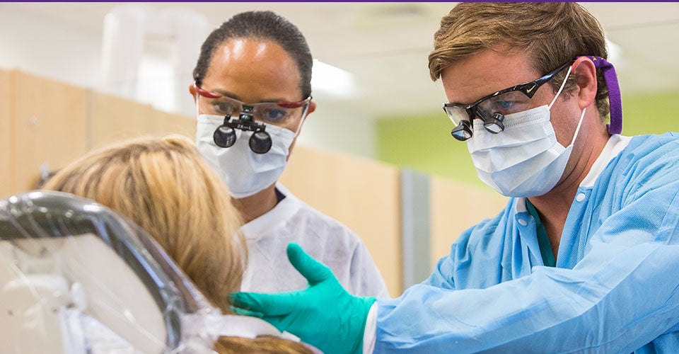 A recent $300,000 gift from an anonymous foundation to the School of Dental Medicine will help provide patient care for those who wouldn't otherwise be able to afford treatment. (Photo by Cliff Hollis)