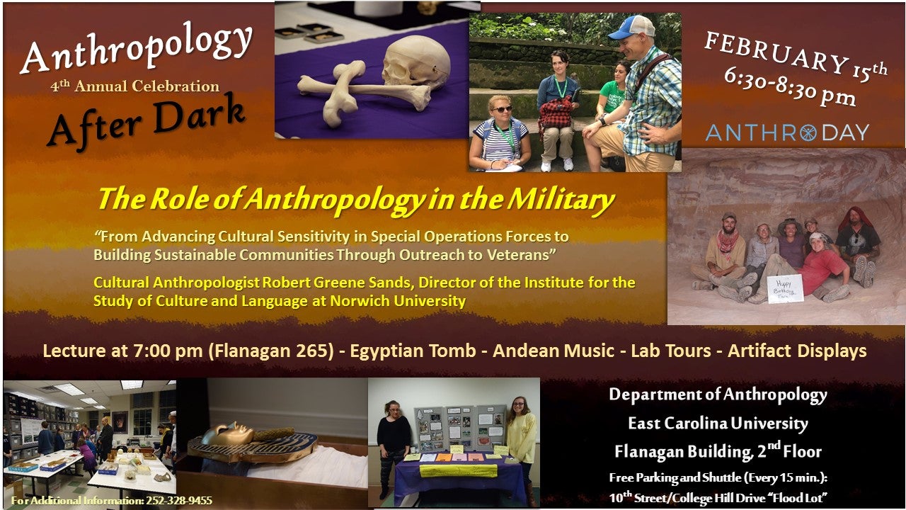 ECU celebrates World Anthropology Day News Services ECU