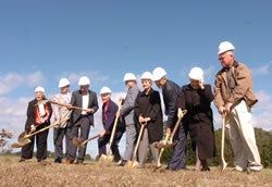 From left, N.C. Rep. Edith Warren, N.C. Sen. Clark Jenkins, Dr. Tom Irons of East Carolina University, Susan Bernstein, Doug Smith of Greene County Health Care, Diane Poole of University Health Systems of Eastern Carolina