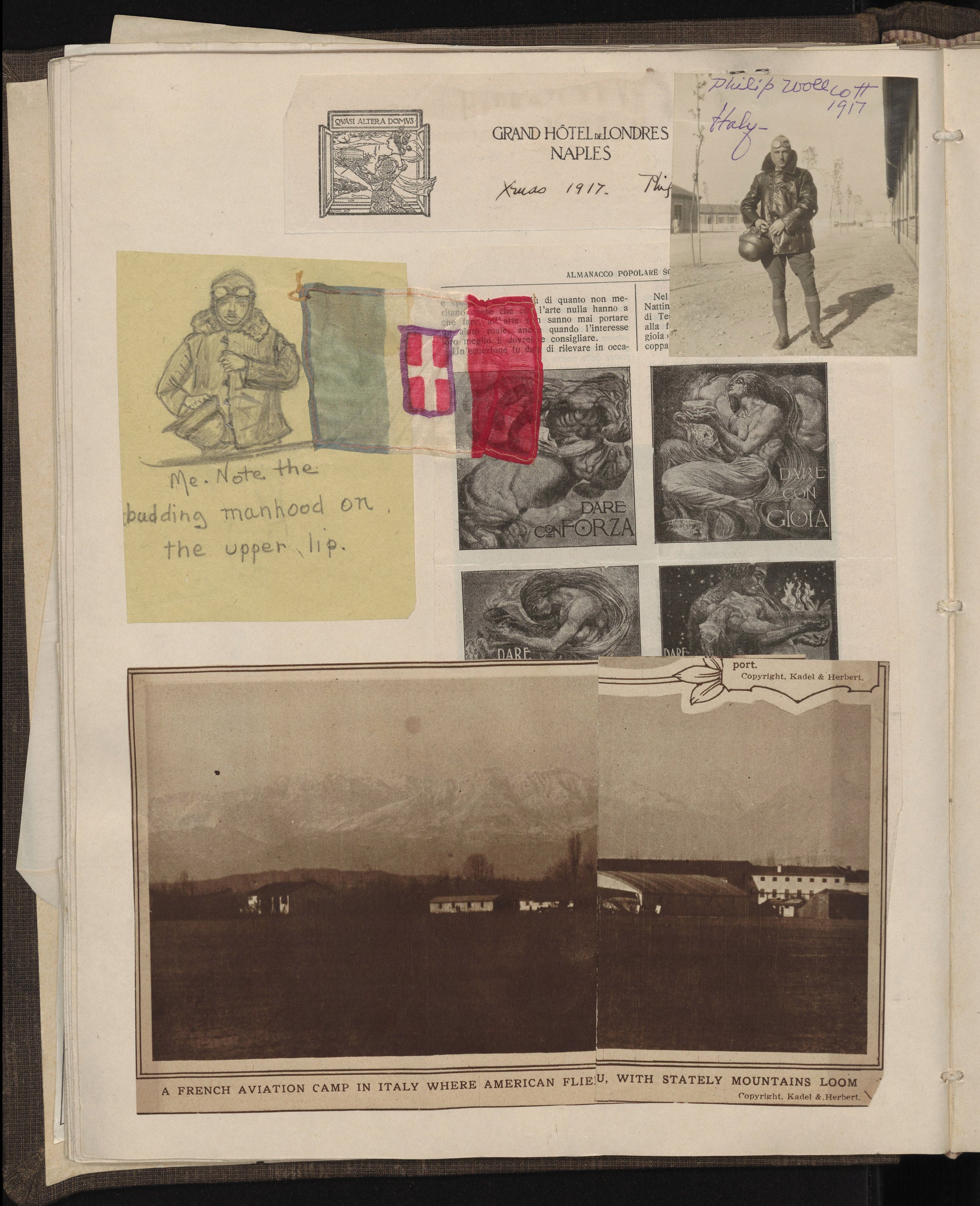 Excerpt from Dorothy Repiton Knox’s WWI Scrapbook