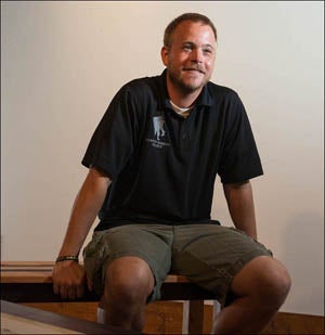 ECU English professor and furniture maker Andy Bates