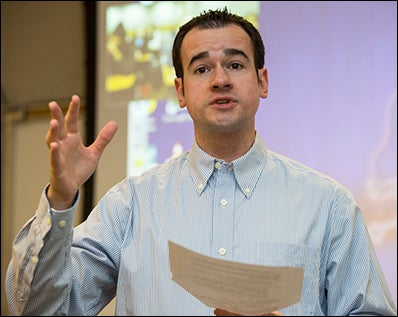 ECU anthropology professor Dr. Blakely Brooks leads an ECU Global Understanding class.