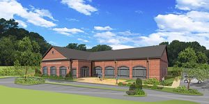 Here is an architectural rendering of the community service learning center ECU will build in Thomasville. Image courtesy ECU School of Dental Medicine