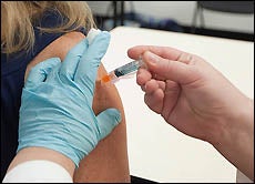 Healthy individuals who choose to take vaccinations are helping prevent spread of diseases among those who are unable to tolerate the vaccine. (Photo by Cliff Hollis)