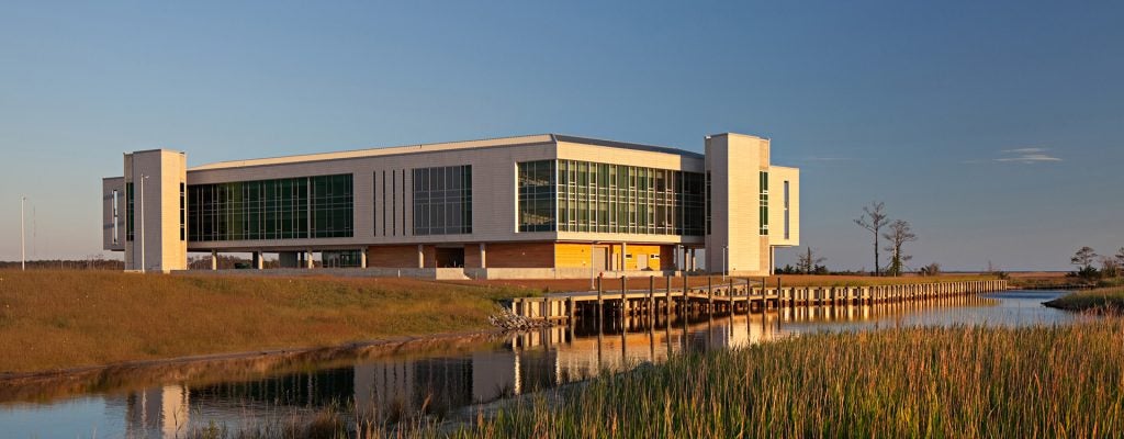 ECU’s Outer Banks Campus in Wanchese houses the Coastal Studies Institute.