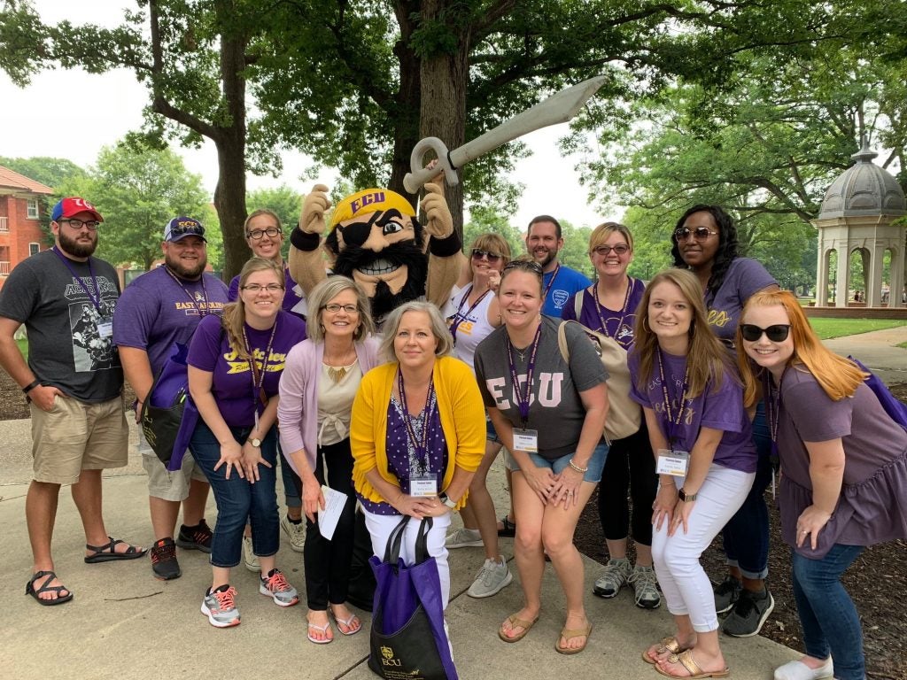 PeeDee welcomed Partnership Teach’s newest virtual special education cohort to Pirate Nation at their summer orientation on June 8.