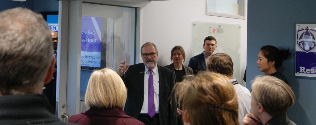 The grand opening of ECU’s Water Resources Center was Jan. 30 in Graham building, Room 201. The center provides resources that will benefit ECU and the larger community. 