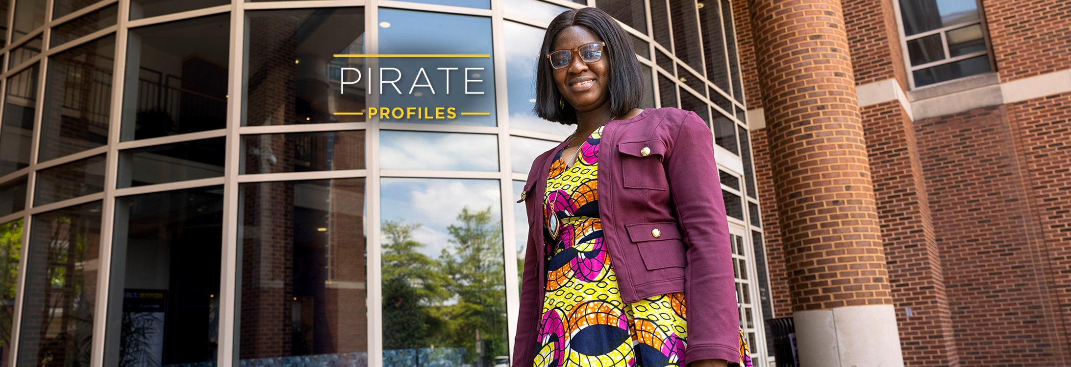 Doreen Sarfo, a registered nurse who works at ECU Health Medical Center in Greenville, moved from Ghana with her family to tackle the College of Nursing’s clinical nurse specialist program. (Photos by Steven Mantilla)