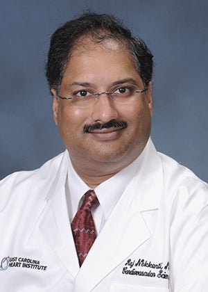 ECU cardiologist Dr. Rajasekhar Nekkanti