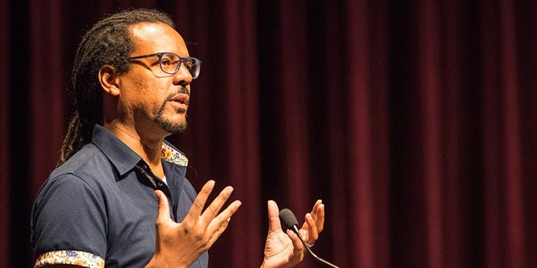 Author Colson Whitehead reads from and fields questions about his novel “The Underground Railroad”.