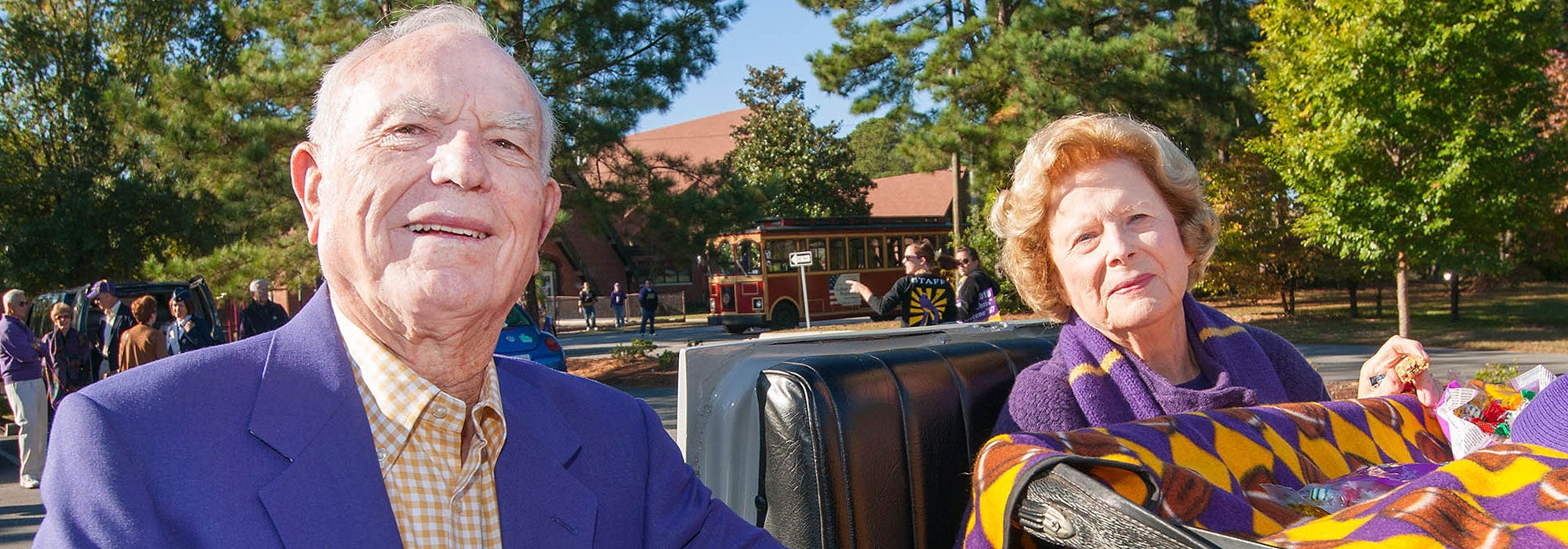 Walter Williams, who was honored during ECU’s 2010 Homecoming Parade, was one of the university’s most loyal advocates and benefactors.