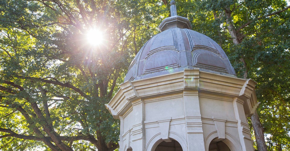 Pictured: ECU cupola under the sun