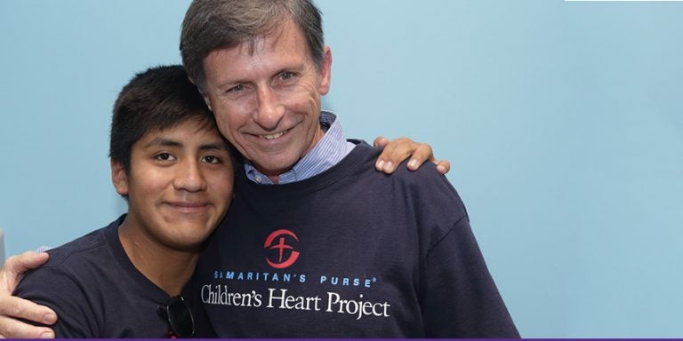 Chuck Barber, right, enjoys a moment with Luis Amarro, who had heart surgery in Greenville thanks to the Children's Heart Project. Barber and his wife were pre-surgery hosts for the Bolivian families. (Photos by Cliff Hollis)