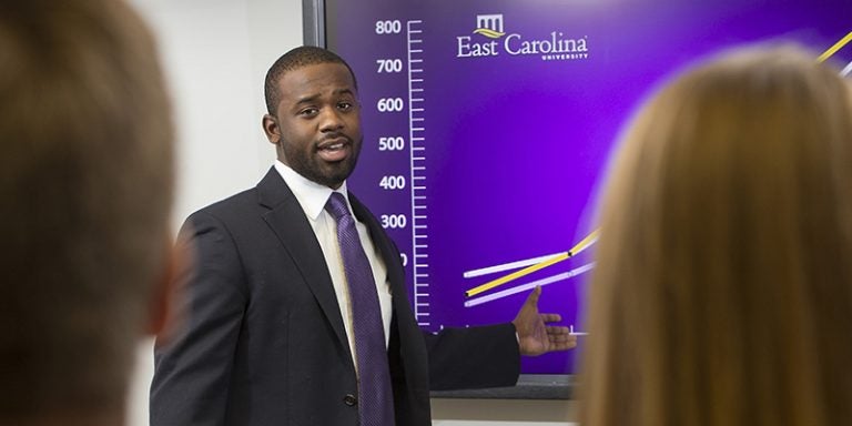 East Carolina University will establish the Miller School of Entrepreneurship in the College of Business, providing opportunities for ECU students to develop an entrepreneurial mindset. (Photo by Jay Clark)