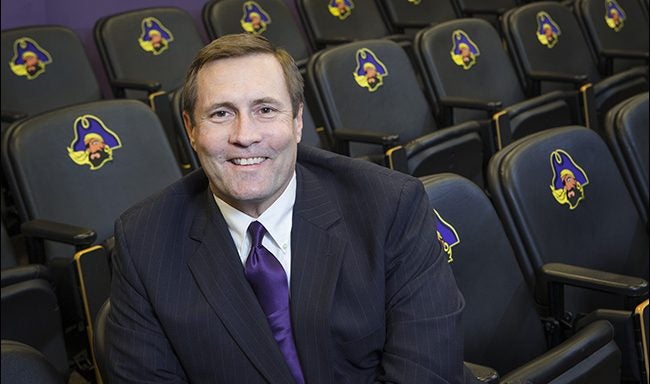 ECU Athletic Director Jeff Compher