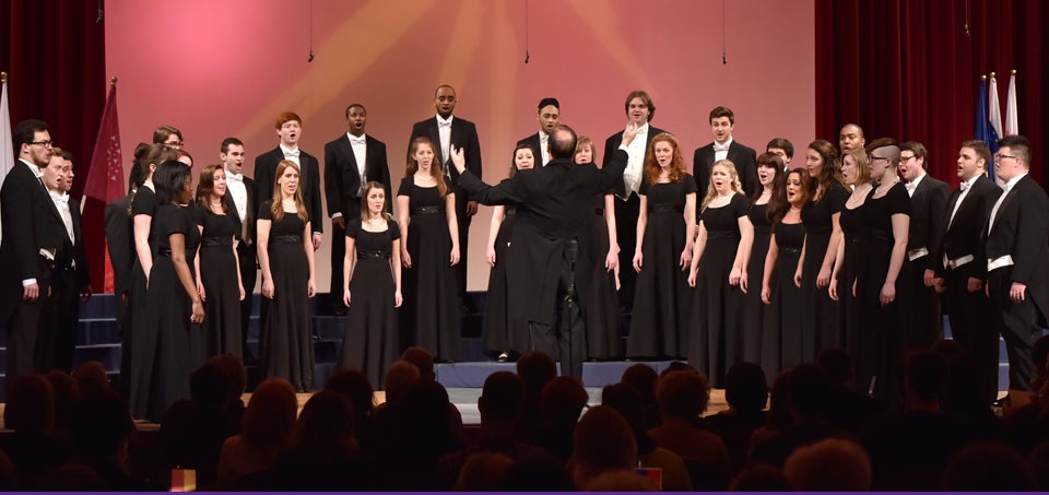 The East Carolina University School of Music Chamber Singers, pictured above, were the winners in the 13th International Maribor Choral Competition Gallus in April. They were the only choral group invited from the United States and the first American choir to win the award in the history of the competition. (Contributed photos)