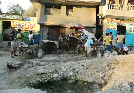 A street scence from Port-au-Prince, Haiti shows ongoing damage from the earthquake. (Contributed photo)