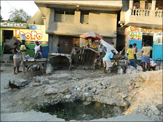 A street scence from Port-au-Prince, Haiti shows ongoing damage from the earthquake. (Contributed photo)