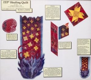quilt that shows how ITP works