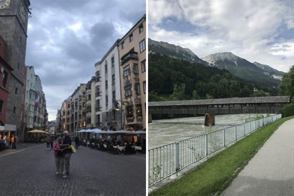 Wooten explores various sights in Innsbruck.