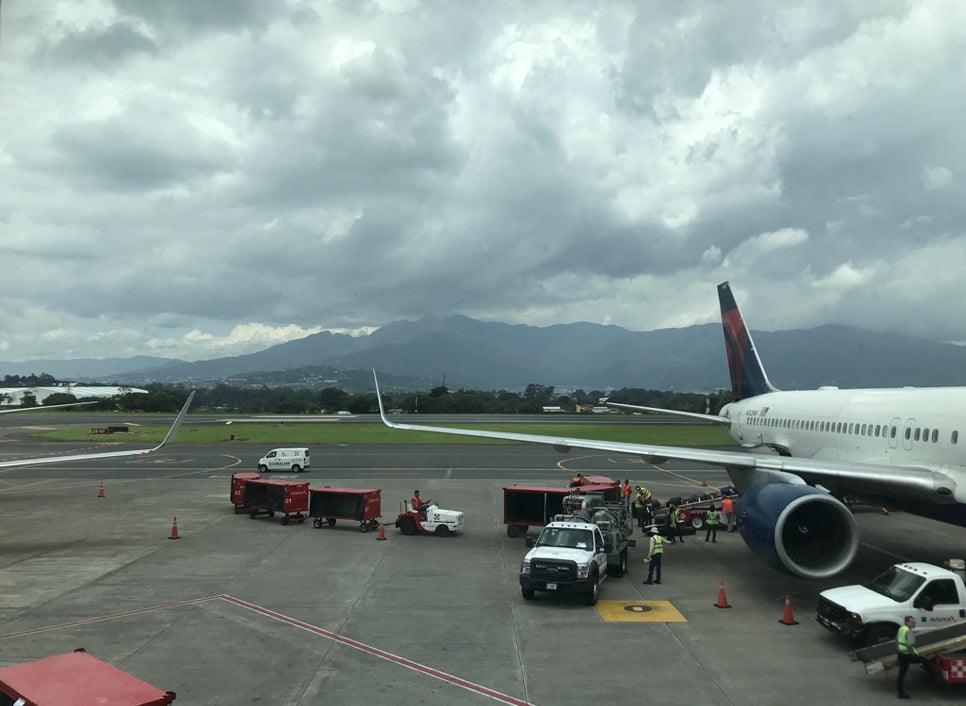 Members of the science education department land in Costa Rica.