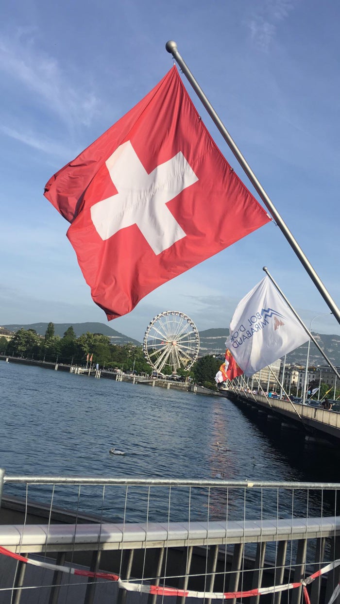 The Switzerland flag