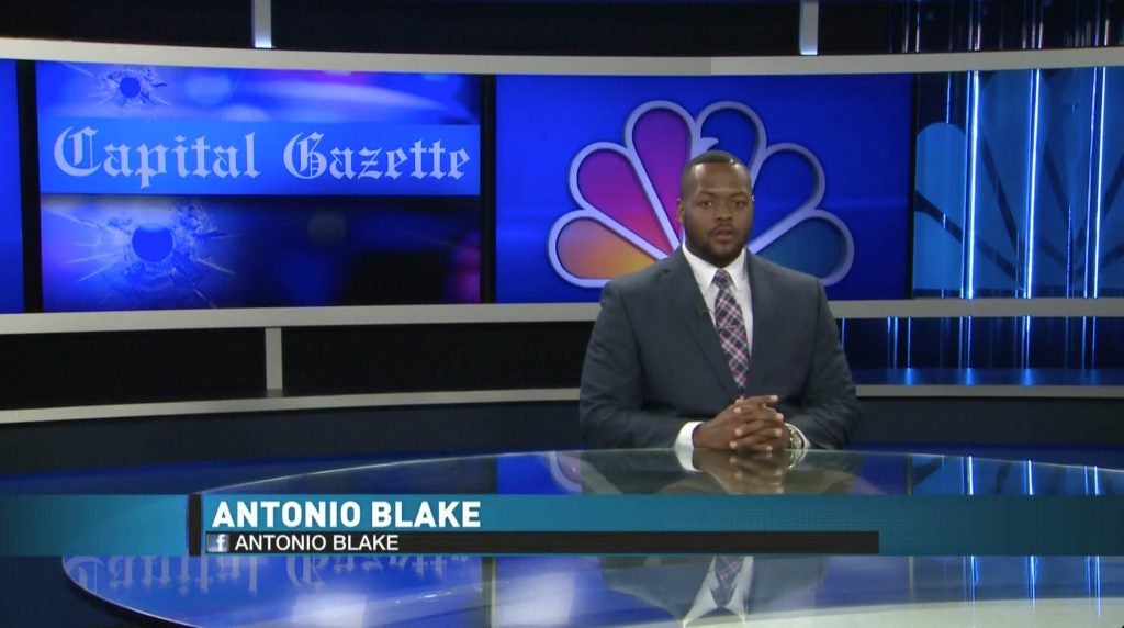 Antonio Blake, communication major: WITN-TV