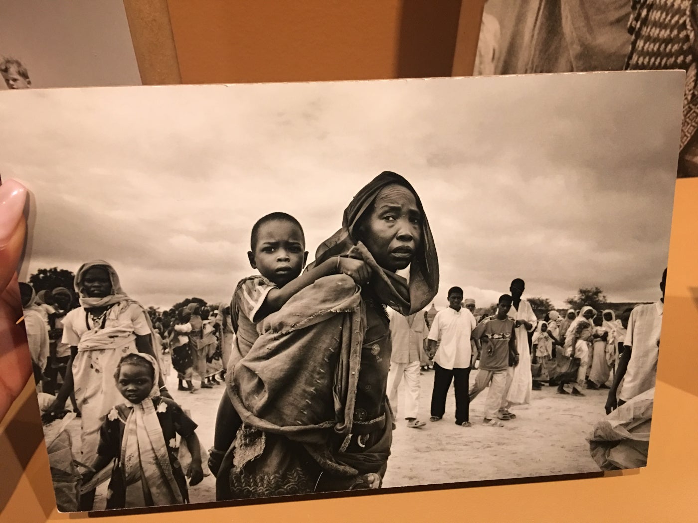 A photo on display at the International Red Cross Museum 