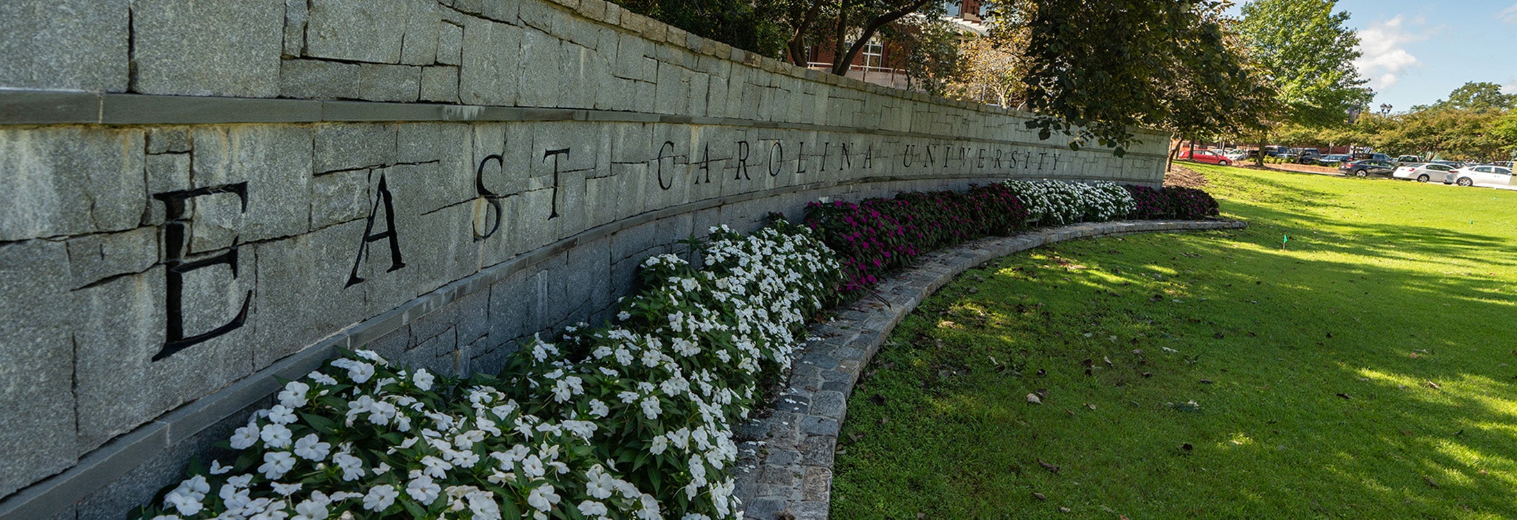 Entrance to East Carolina Universityh