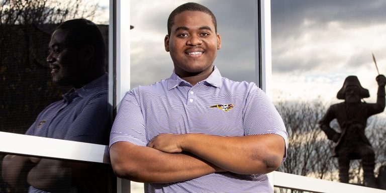 Shydeik Wood is a first-generation student from Wilmington who became involved while at ECU to get a sense of belonging on campus.