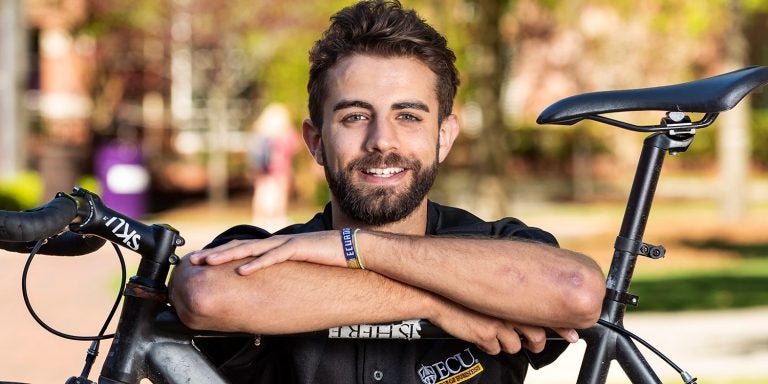 In 2018, Pol Solanellas Manzanares, an MBA student from Barcelona, Spain, was involved in a biking accident that left him in a coma for two weeks and put him on a long road to recovery. On May 3, 2019, Solanellas will receive his MBA during the College of Business commencement ceremonies.