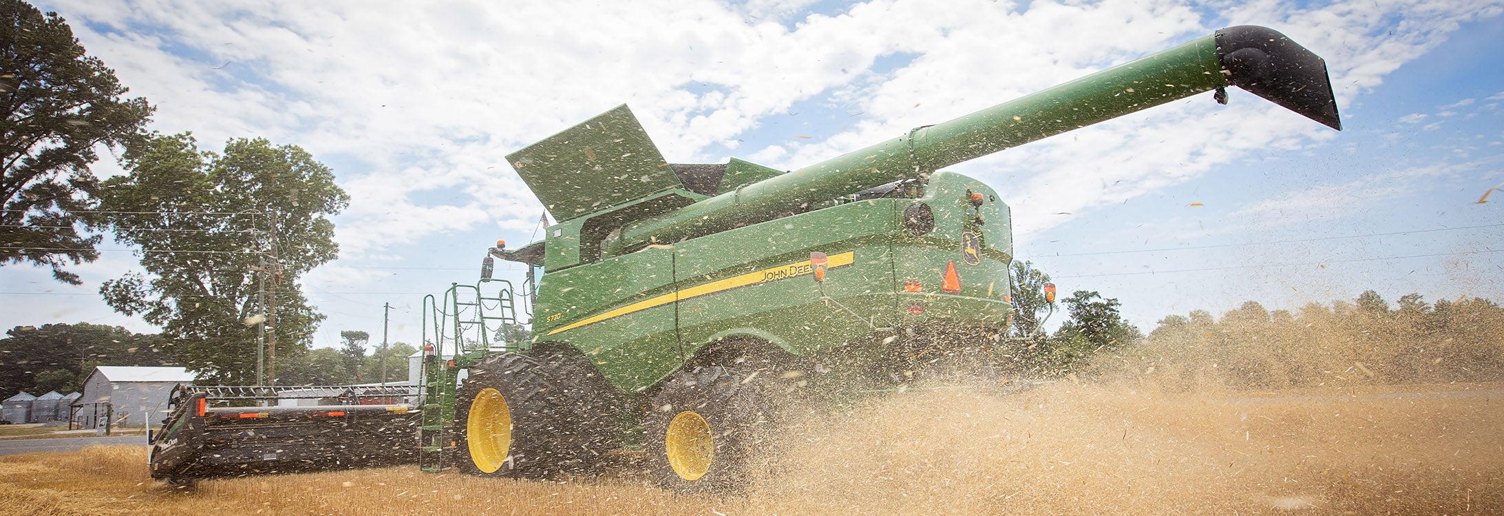 Third-generation farmer Archie Griffin works on his family’s farm in Washington, North Carolina.