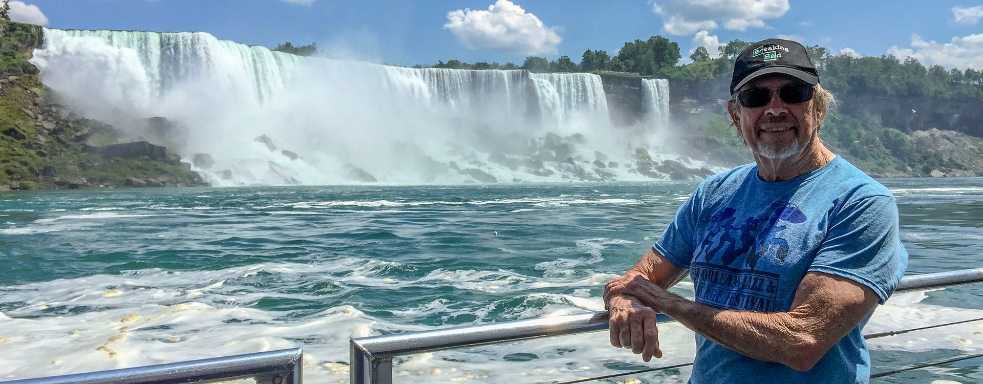 Dr. Kirkland at the Canadian Falls