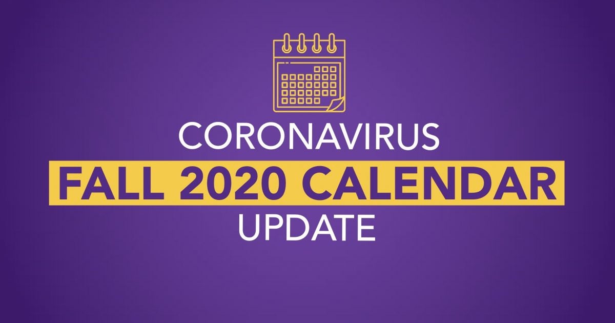 ecu fall 2021 calendar Fall 2020 Calendar News Services Ecu ecu fall 2021 calendar