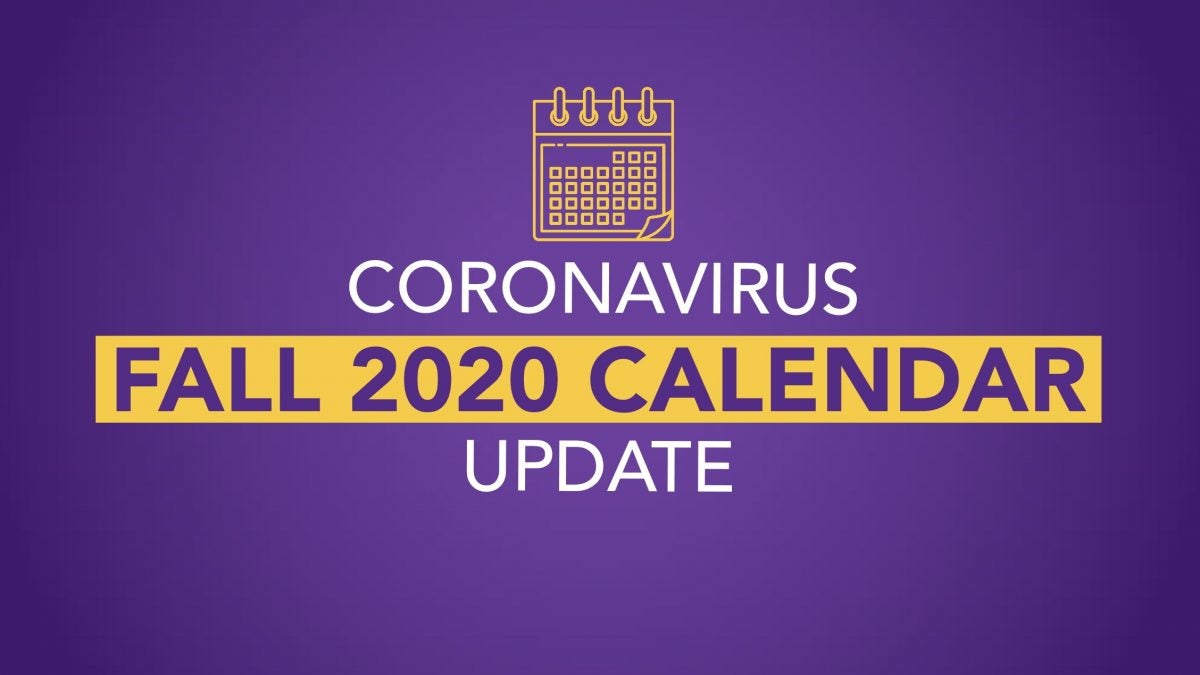 ecu calendar fall 2021 Fall 2020 Calendar News Services Ecu ecu calendar fall 2021