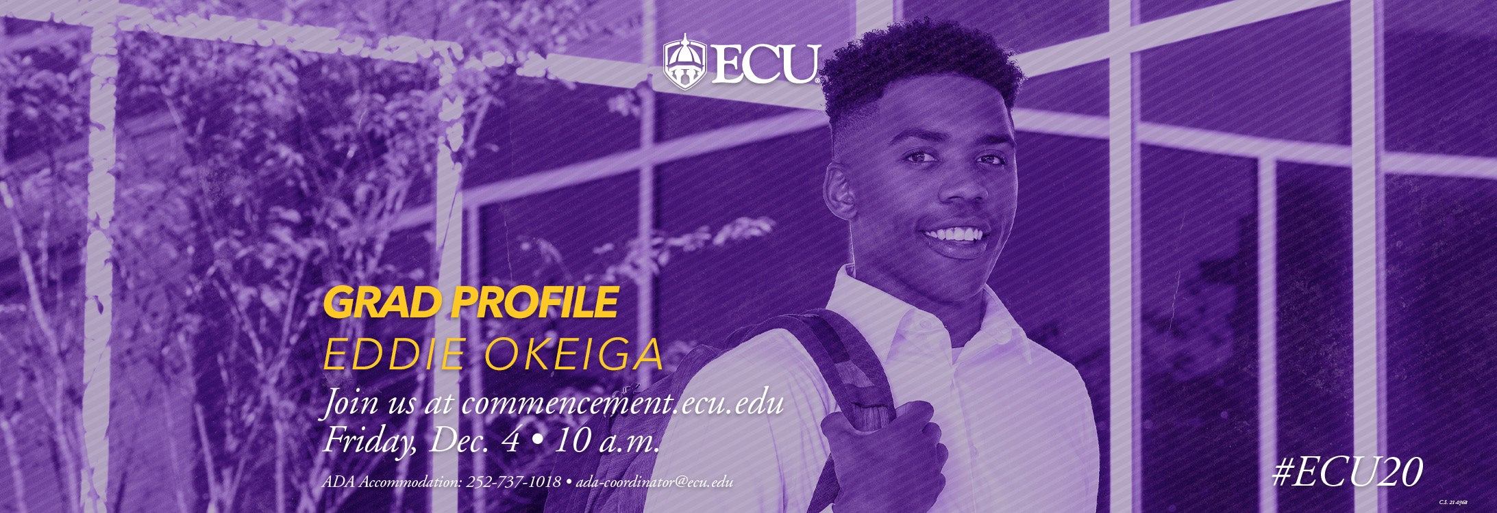 Grad Profile: Eddie Okeiga