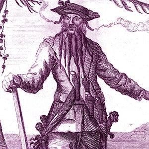An ECU maritime studies employee and alumnus has research indicating Blackbeard’s Queen Anne’s Revenge was repaired with lead sheets to keep the ship from leaking. (Stock illustration) 
