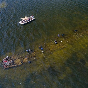 The Pappy Lane shipwreck.Photo by John McCord