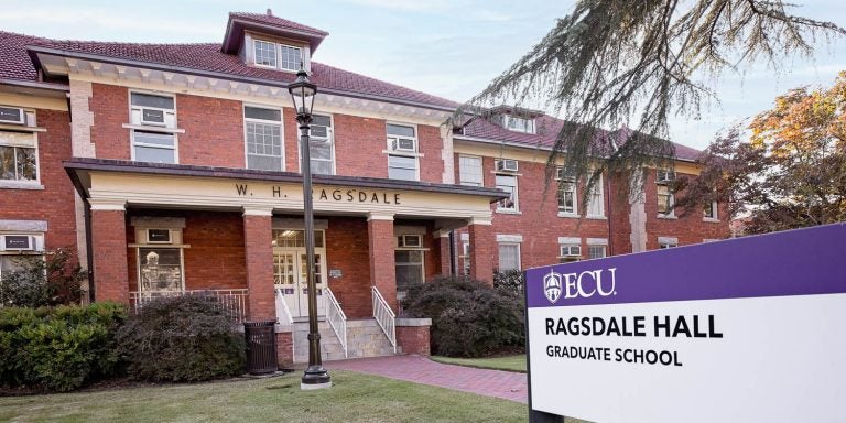 Ragsdale Hall, ECU Graduate School