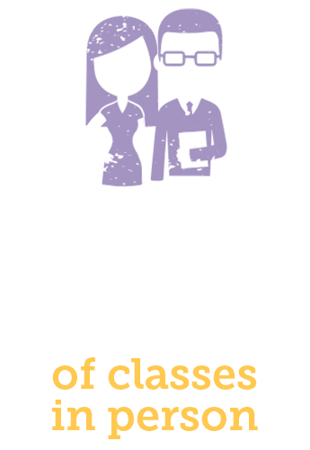 About 32% of classes will be in person.