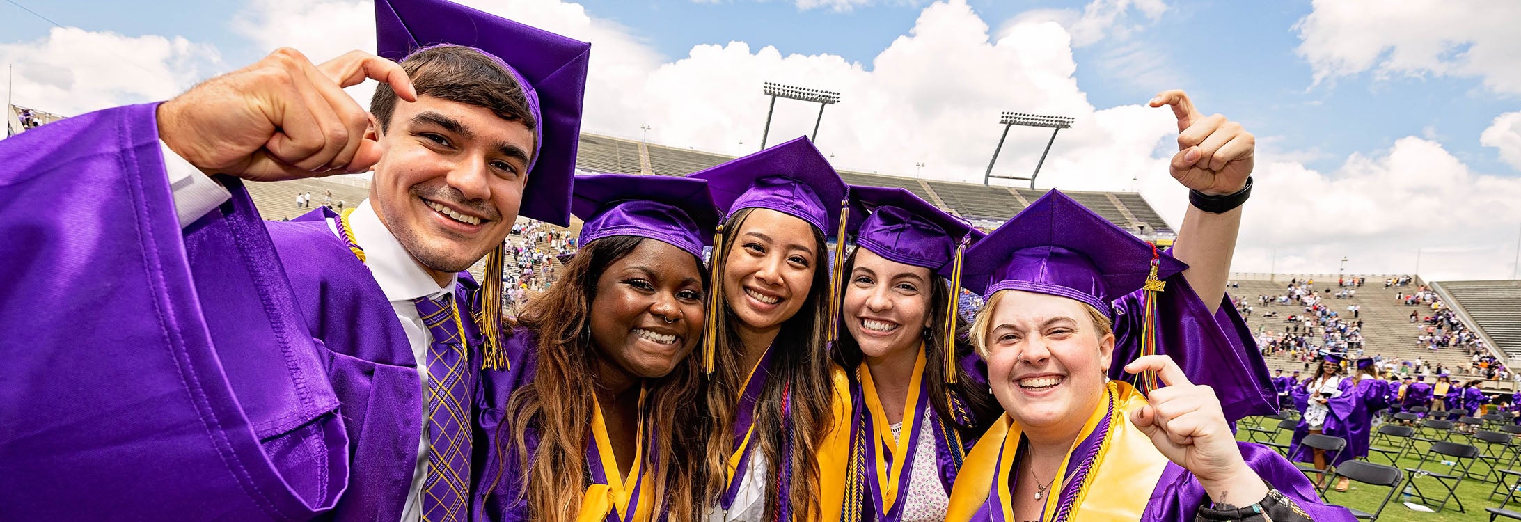 Senior Graduation Photos on ECU Campus and Dowdley-Ficklen