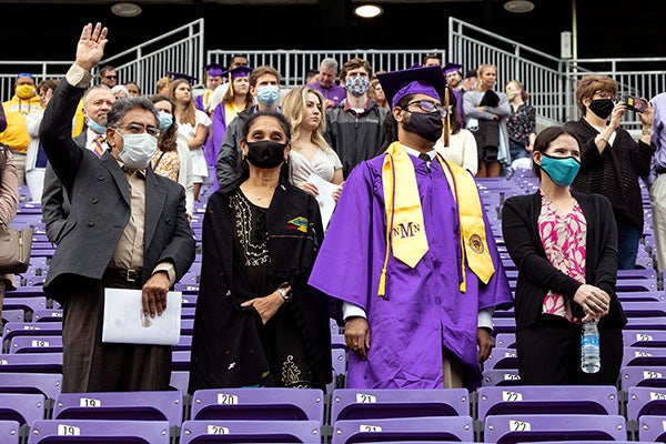 Senior Graduation Photos on ECU Campus and Dowdley-Ficklen