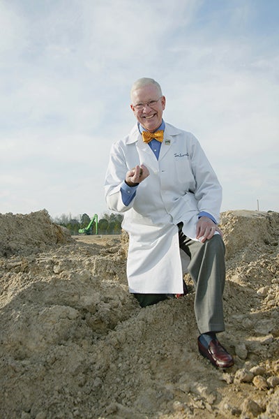 Dr. Tom Irons was instrumental in the creation of the James D. Bernstein Community Health Center in Pitt County, for which Irons participated in the groundbreaking in 2006. (Contributed photo)